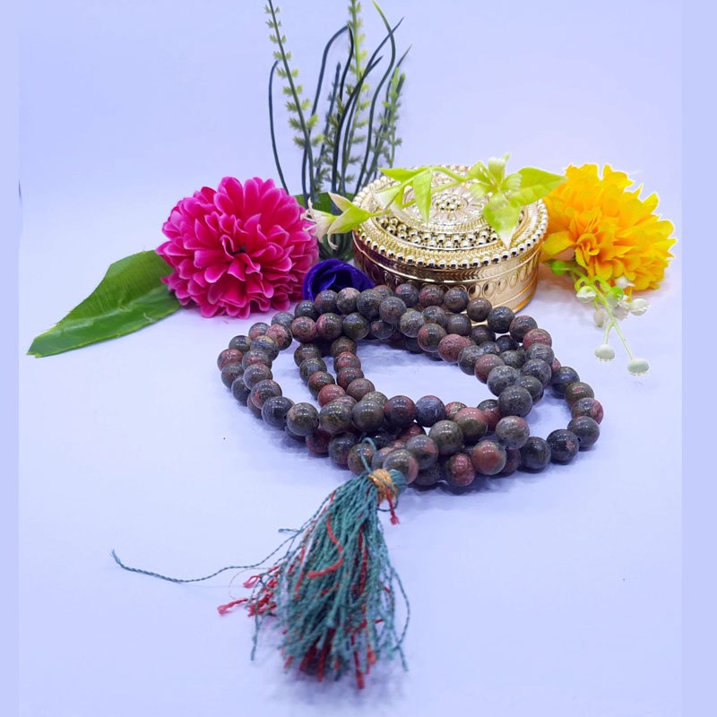 UNAKITE MALAI 8MM 108 BEADS