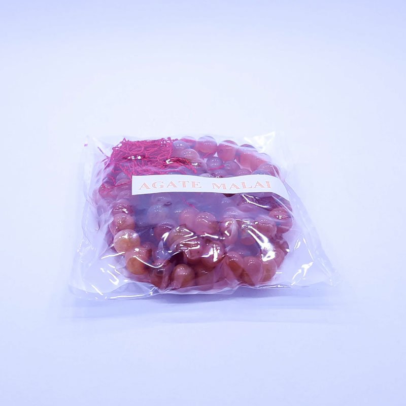 AGATE MALAI 8MM 108 BEADS