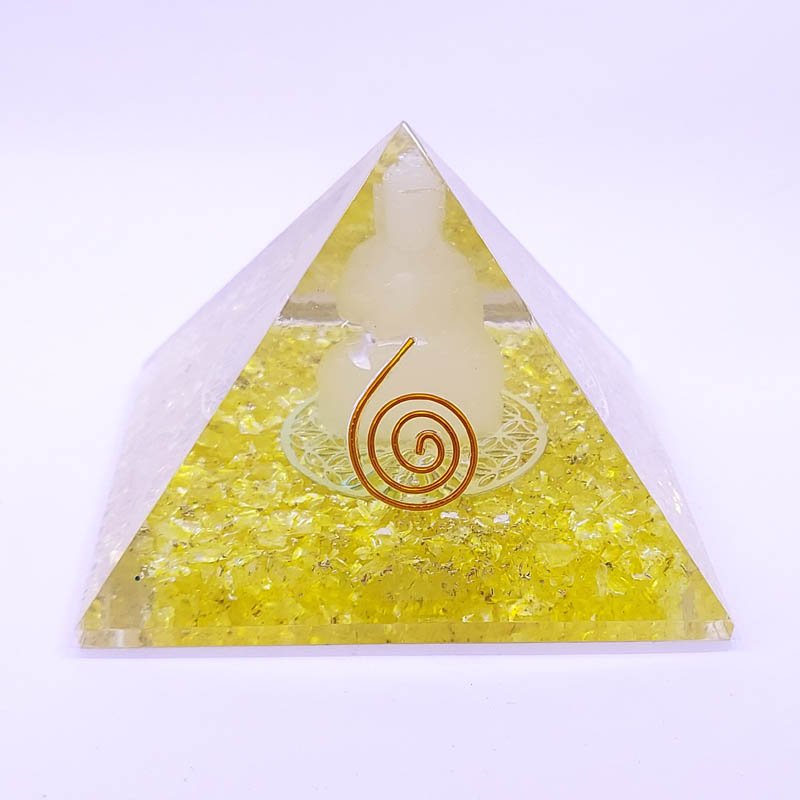 ORGON YELLOW QUARTS PYRAMID