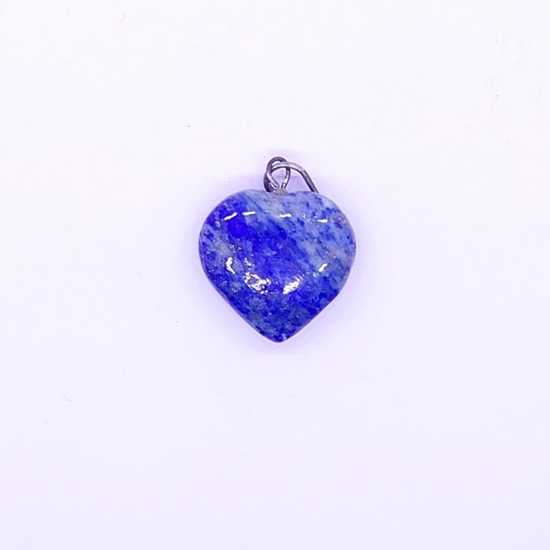 LAPIS LAZULI LOCKET HEARTEN SHAPE