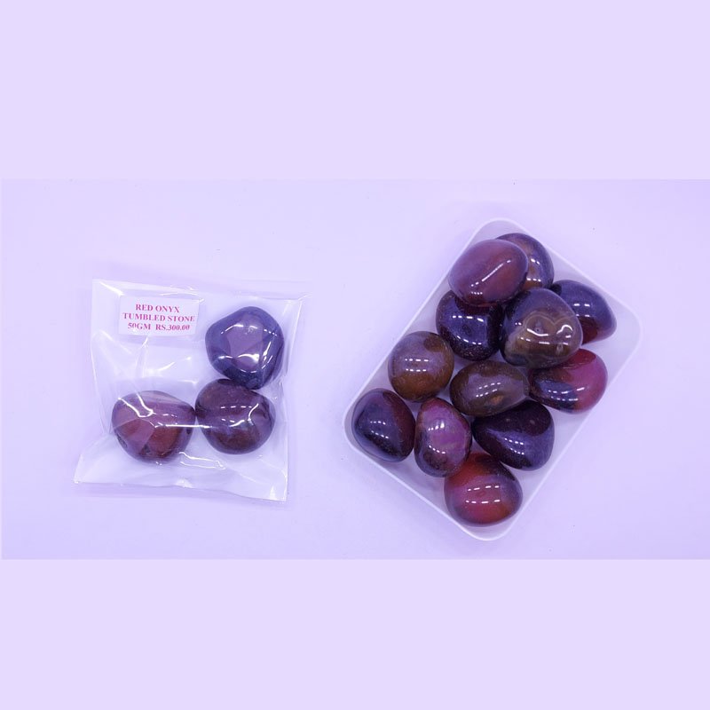 RED ONYX TUMBLES 50GM