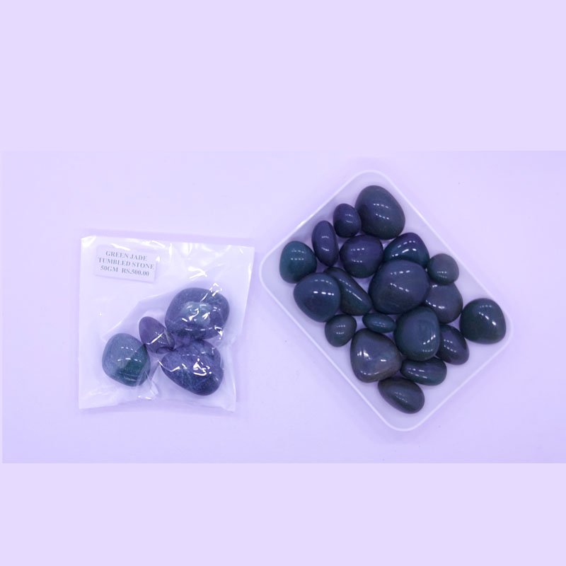GREEN JADE TUMBLES 50GM