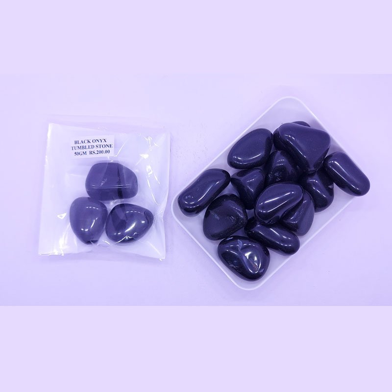 BLACK ONYX TUMBLES 50GM