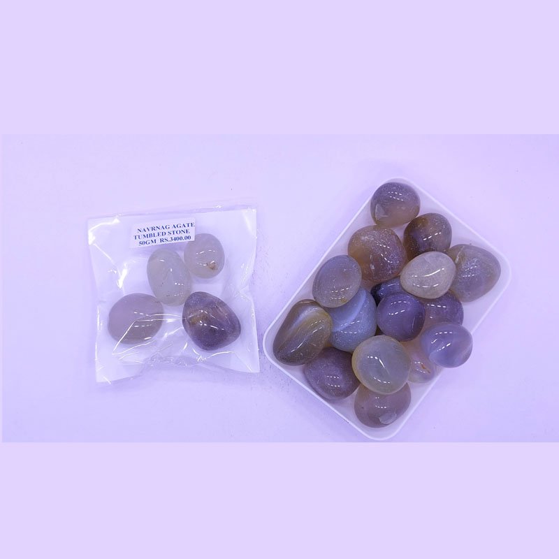 NAVRANG AGATE TUMBLES 50GM