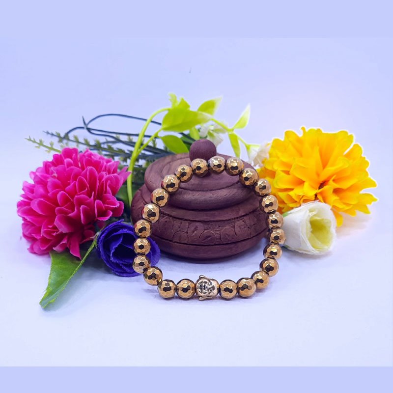 HEMATITE GOLD BRACELET