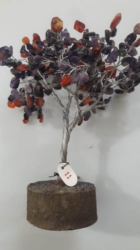AMITHYST AGATE GEM TREE