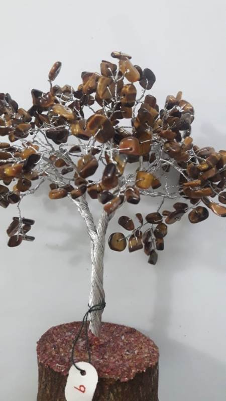 TIGER EYE GEM TREE