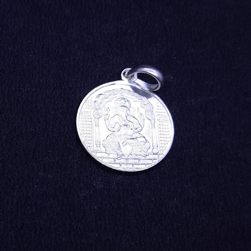 Ganapati Yantra Silver Locket