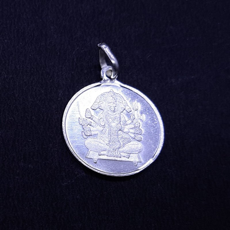 Panchamukhi Hanuman Yantra Silver Locket