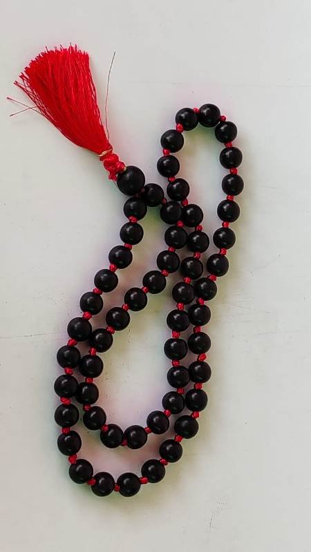 KARUNGALI 10MM  54+1 KNOTTED MALAI
