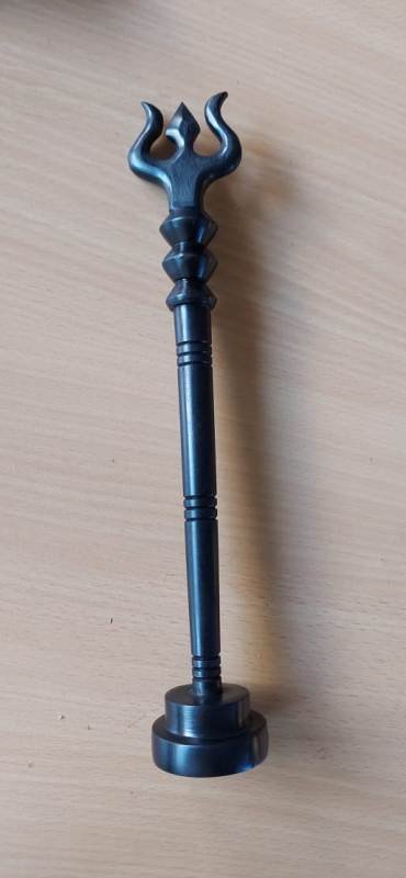 KARUNGALI TRISHUL - THIRISOOLAM WITH STAND [BEEDAM]